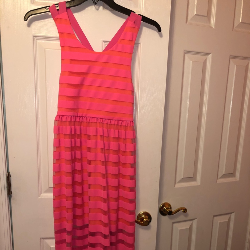 Pink summer dress